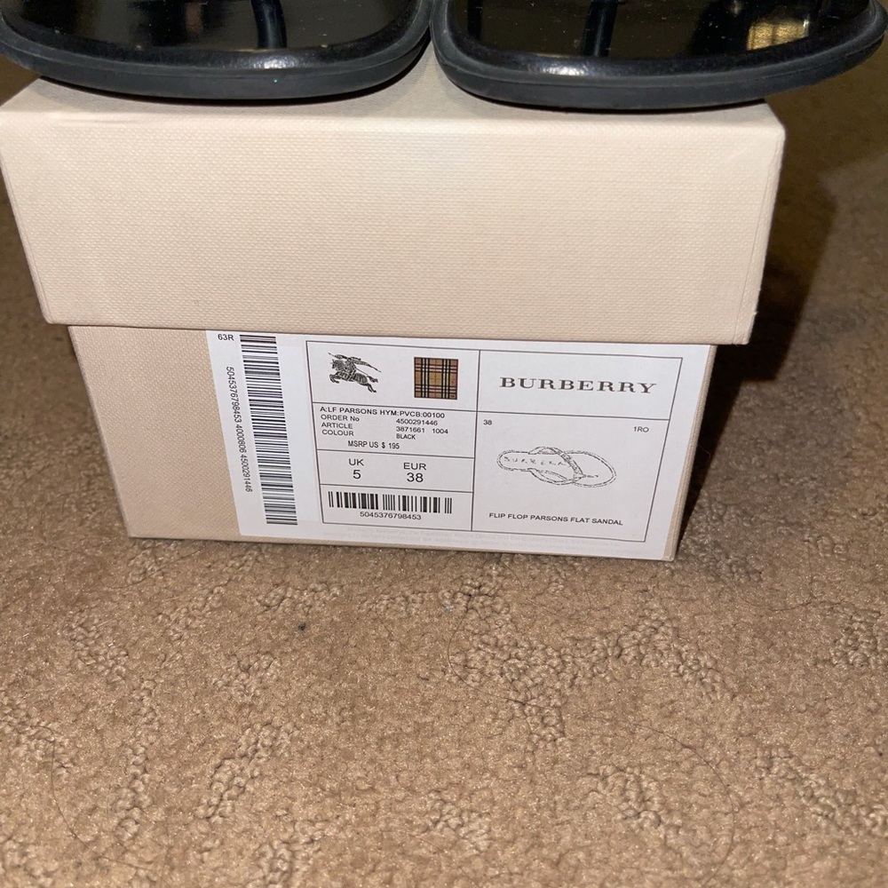 Burberry Flip flop women’s size 38 - Picture 2 of 2